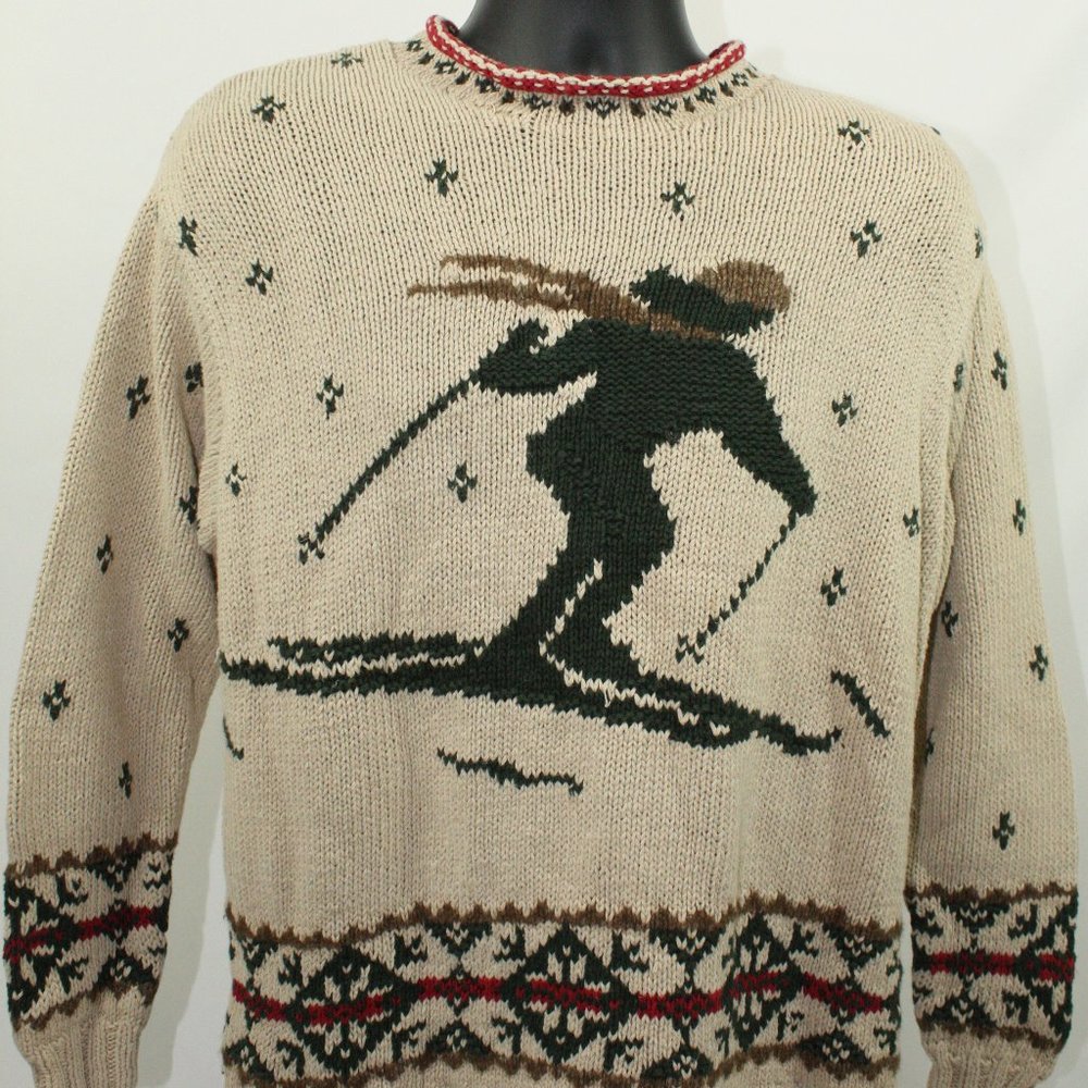 Eddie Bauer Knitted By Hand Women's Size Medium